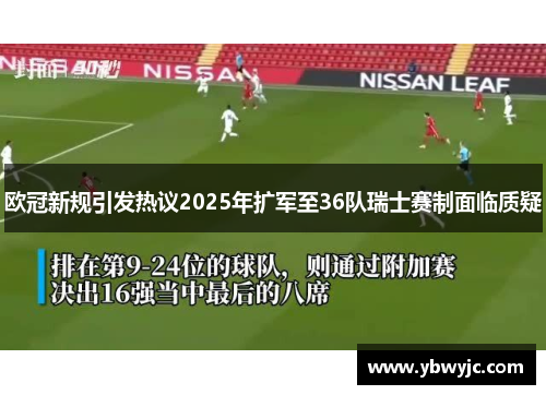 欧冠新规引发热议2025年扩军至36队瑞士赛制面临质疑